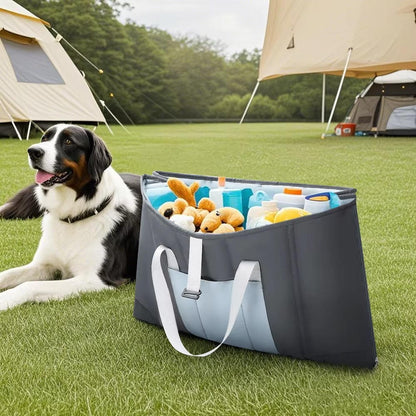Belro dog travel bag accessory with compact wallet design, ideal for carrying essentials during outdoor adventures.