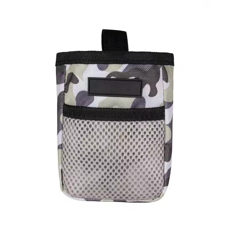 Belro dog treat pouch for small animals, portable pet supplies with easy-open design and adjustable clip for convenient use.