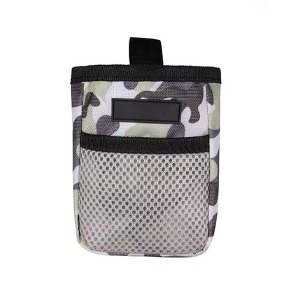 Belro dog treat pouch for small animals, portable pet supplies with easy-open design and adjustable clip for convenient use.