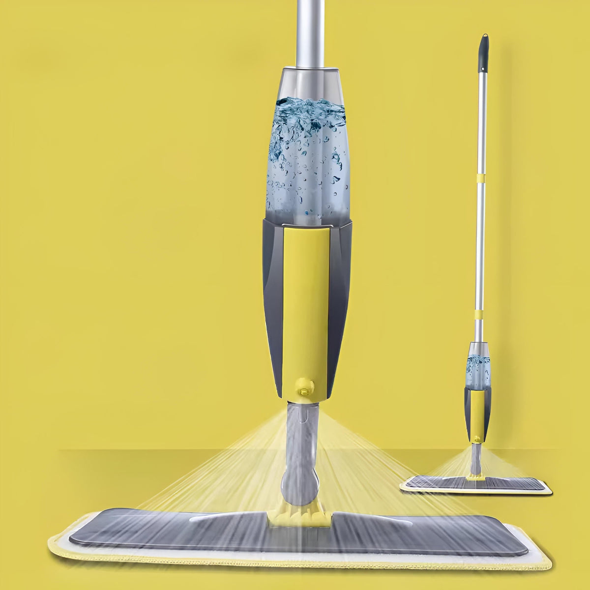 Belro spray mop for cleaning, featuring a lightweight design with a spray handle and washable microfiber pad for efficient home cleaning.