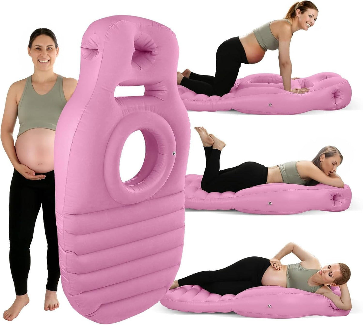 Belro pregnancy pillow designed for tummy support, soft and comfortable for expectant mothers in the bedding and pillow category.