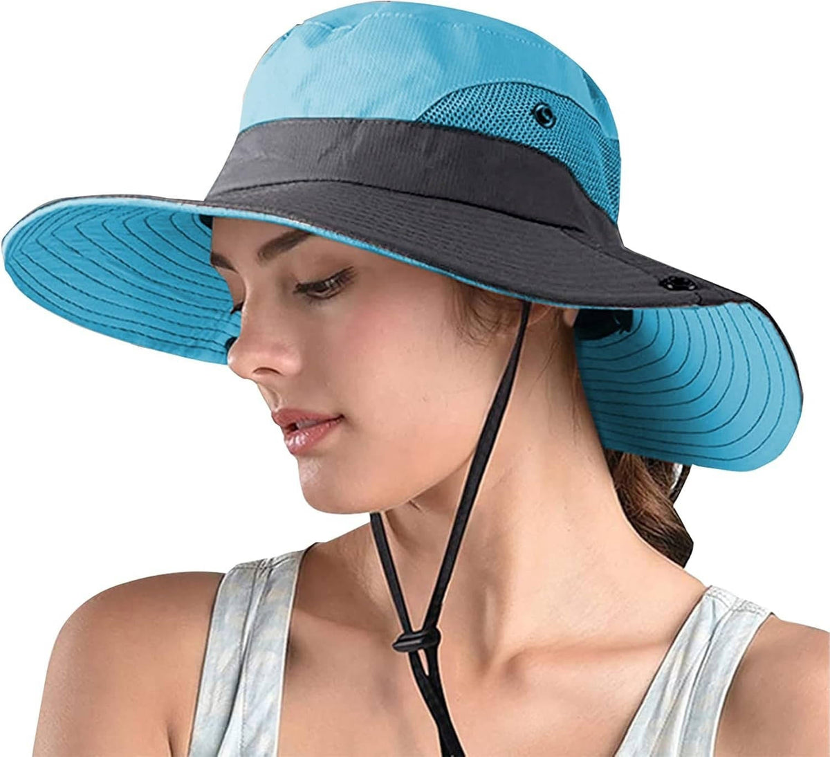 Belro UV protection foldable sun hat with wide brim, ideal for outdoor sun protection and stylish women’s accessories.