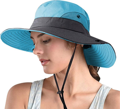 Belro UV protection foldable sun hat with wide brim, ideal for outdoor sun protection and stylish women’s accessories.