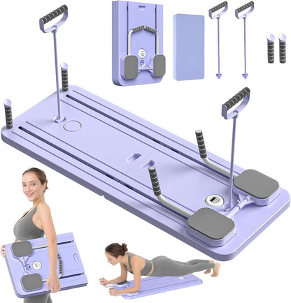 Men's Belro Portable Pilates Reformer Pilates Board, compact fitness equipment for core workouts and muscle toning.