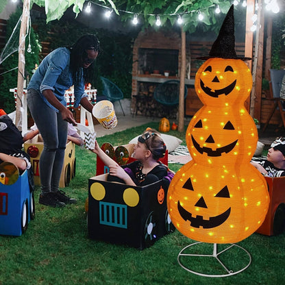Belro Halloween pumpkin outdoor decoration for home and garden, featuring a carved pumpkin with spooky face design.