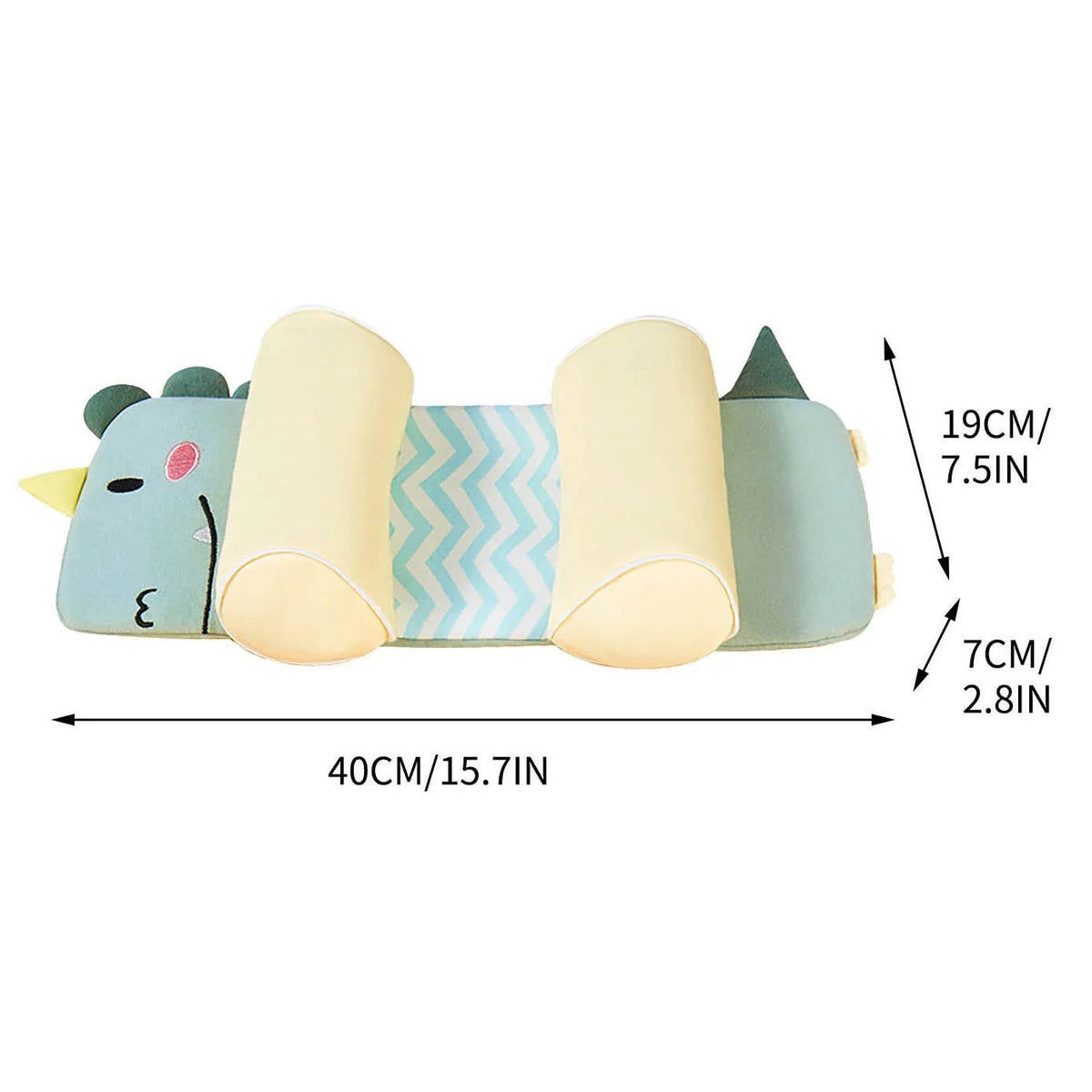 Belro adjustable newborn baby head pillow with soft fabric and ergonomic design for comfortable infant support.
