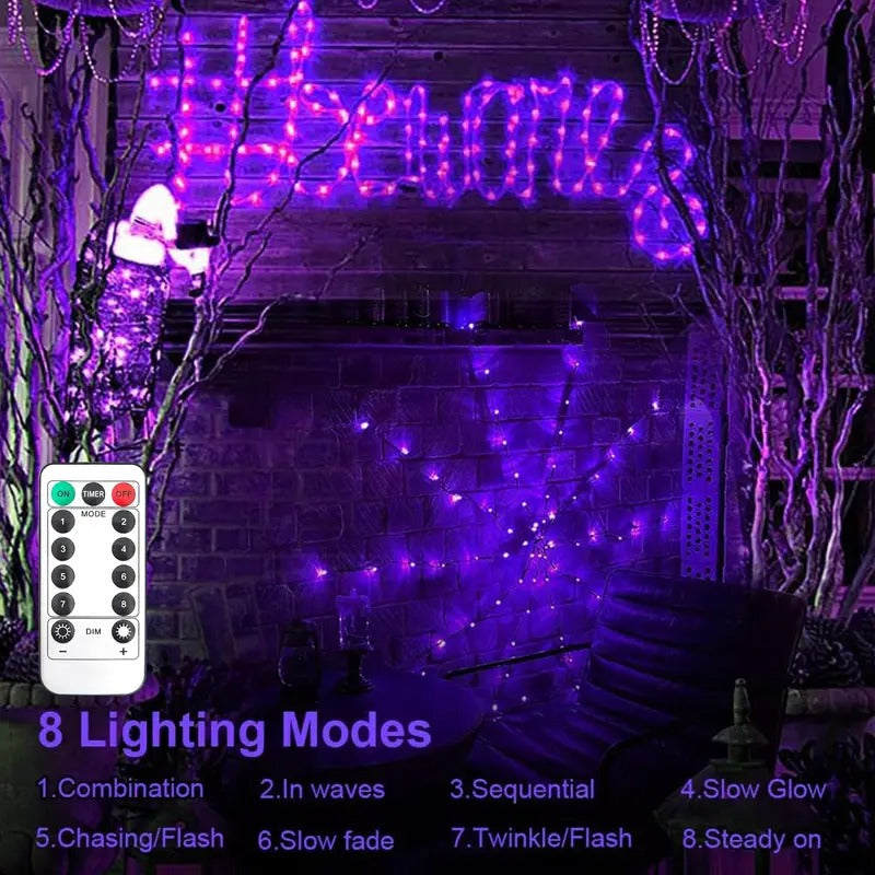 Belro Halloween Spider Web Lights outdoor accessory with web design, perfect for spooky Halloween outdoor decoration.
