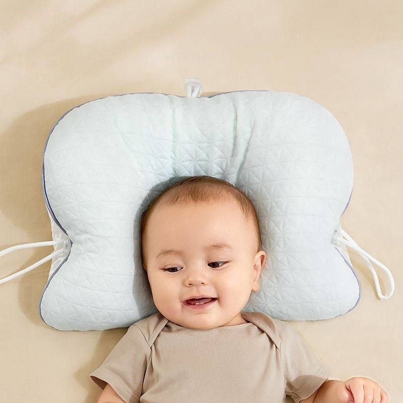 Belro baby pillow for flat head, soft and supportive pillow designed for infants to help prevent flat head syndrome.