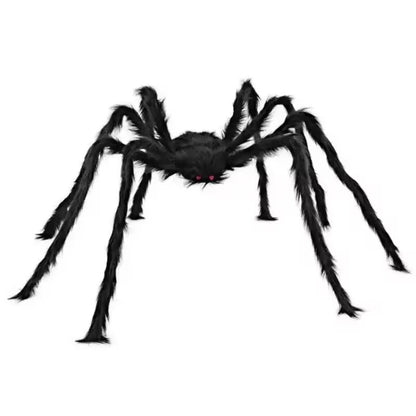 Belro Halloween spider web lights outdoor accessory hanging on an umbrella with web design for spooky outdoor decor.