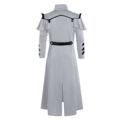 Belro Halloween medieval costume for men, detailed fantasy-themed clothing suitable for medieval or costume parties.