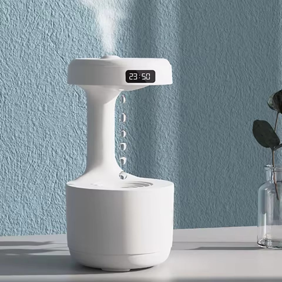 Small Belro humidifier for home, compact electronic device with a water tank and mist outlet, ideal for adding moisture to the air.