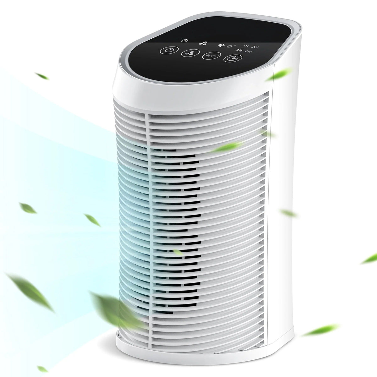 Belro HEPA filter for air purifier, suitable for indoor spaces up to 200 sq ft, with 99.9% particle removal and three-speed settings.