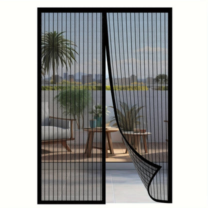 Belro magnetic screen door for men, custom sizes, featuring a durable mesh fabric and magnetic closure for easy access.