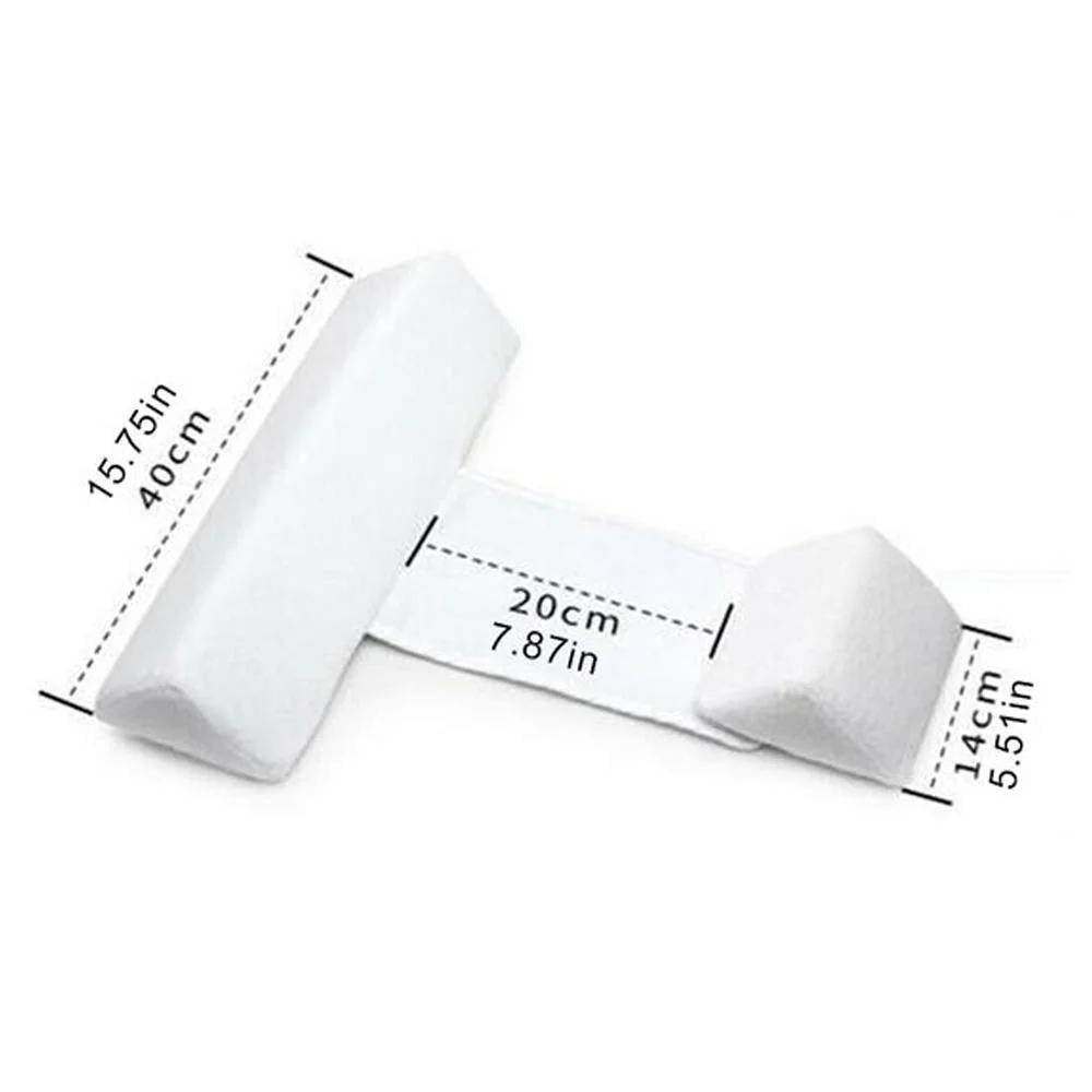 Belro newborn side sleeper wedge pillow with anti-roll design, used for safe side sleeping in home and baby bedding.