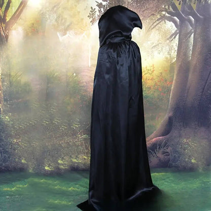 Belro hooded horror Halloween costume featuring a spooky hooded cloak, perfect for Halloween dress-up and themed events.