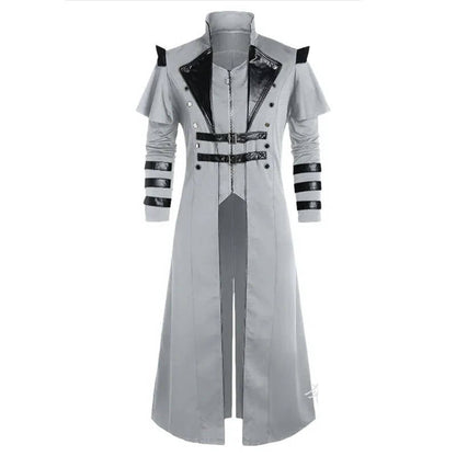 Belro Halloween medieval party costume for men featuring detailed medieval-style clothing and accessories.