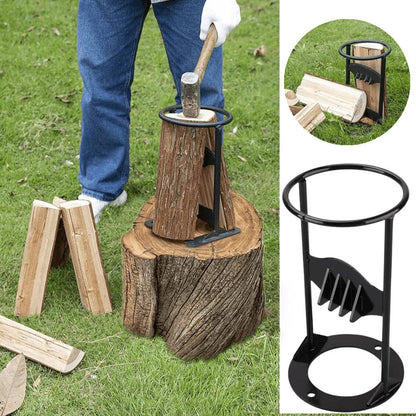 Belro firewood splitter in use, showing sturdy tool for splitting logs, part of Tools & Hardware collection.