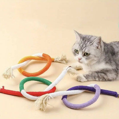 Belro cat chew toy, durable pet supplies for cats, featuring colorful, textured design for playful chewing and dental health.