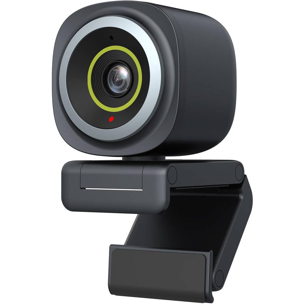 Belro 4K webcam with 60fps for high-quality video streaming and recording, featuring a sleek design and adjustable stand.