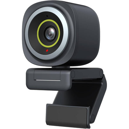 Belro 4K webcam with 60fps for high-quality video streaming and recording, featuring a sleek design and adjustable stand.