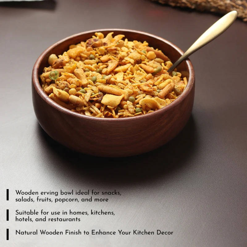 Belro wood bowls for food, natural wooden kitchen bowls for serving and dining, crafted for home and garden use.