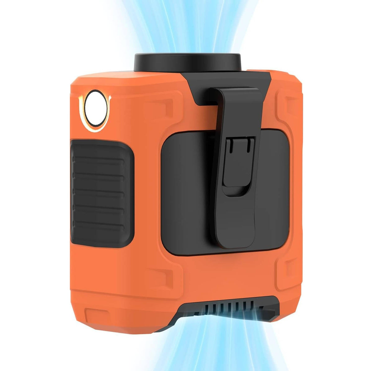 Belro portable handheld mini cooling fan with adjustable settings, designed for outdoor use in home and garden settings.