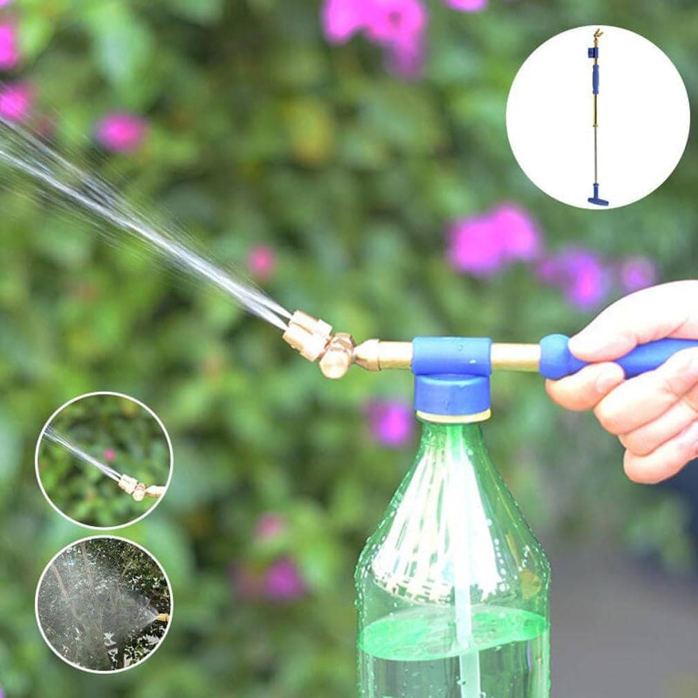 Belro high-pressure hand garden pump sprayer with a durable plastic container and adjustable nozzle for efficient watering.
