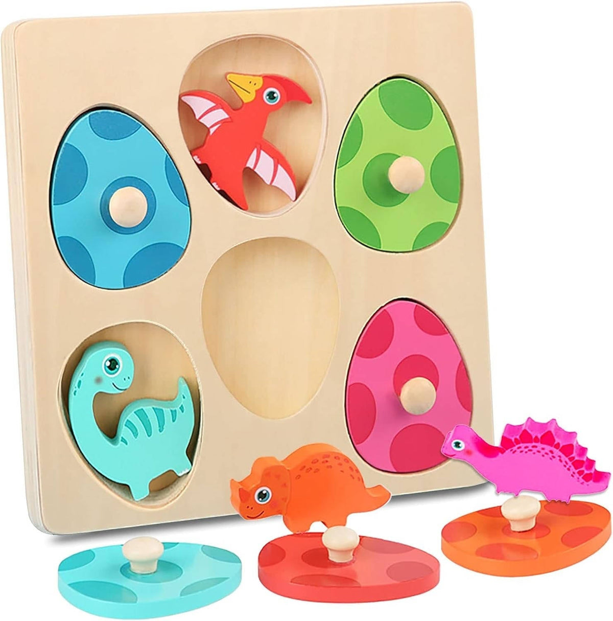 Colorful Belro jigsaw puzzle for kids featuring vibrant cartoon animals, perfect for young children’s educational play.