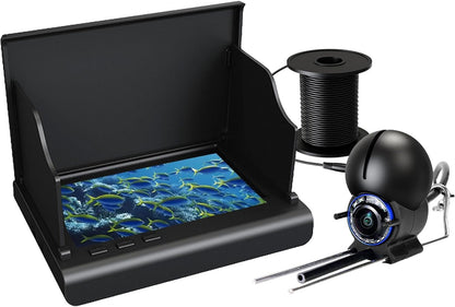 Belro portable fish finder with underwater fishing camera and 4.3-inch LCD monitor for underwater viewing and fishing exploration.