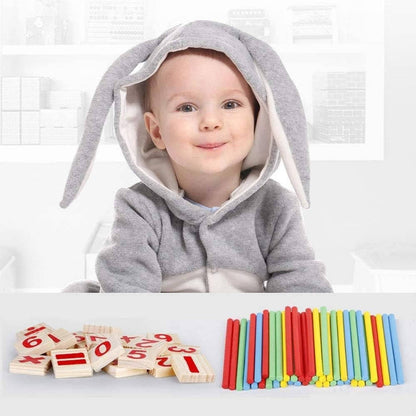 Belro counting sticks educational toy for cats, featuring colorful sticks for interactive pet play and learning.
