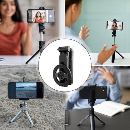 Belro 4-in-1 multifunctional magnetic selfie stick with smartphone holder, camera tripod, and extendable pole for versatile photography.