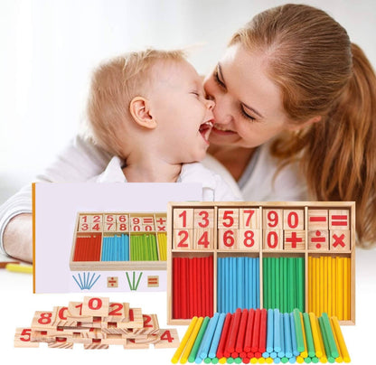Belro counting sticks educational toy for cats, colorful plastic sticks for interactive play and mental stimulation.