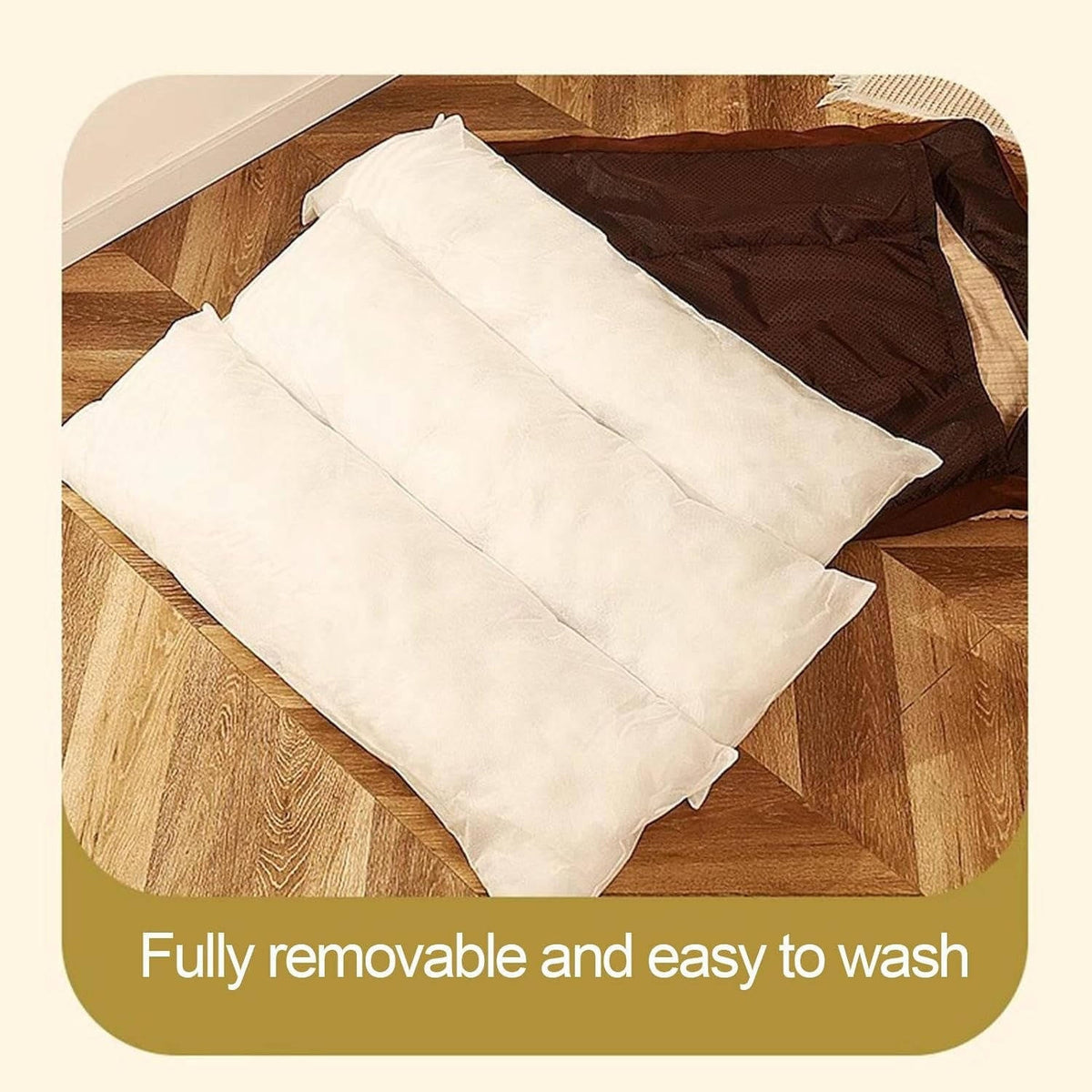 Belro Warm Dogs Sleeping Bed with soft fleece fabric, cozy pet bedding for comfort and warmth for dogs.