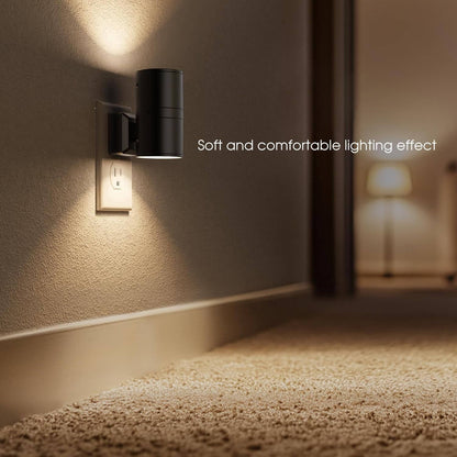 Belro outlets with built-in night lights, electronics accessories featuring multiple outlets and ambient lighting for convenience.