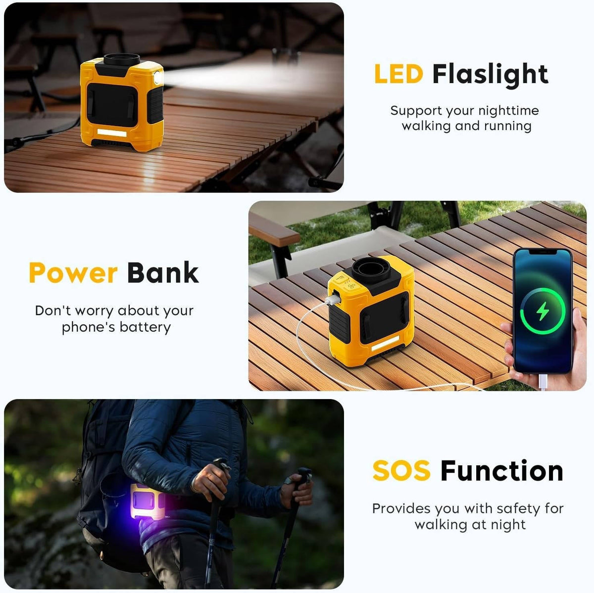 Belro portable handheld mini cooling fan with adjustable settings, ideal for outdoor use and personal cooling.