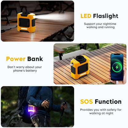 Belro portable handheld mini cooling fan with adjustable settings, ideal for outdoor use and personal cooling.