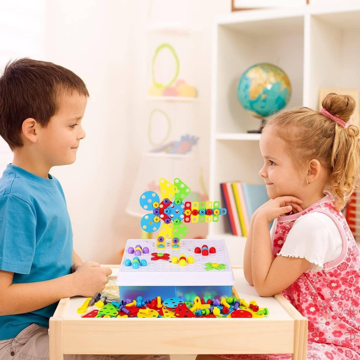 Belro building toys for kids with 237 colorful pieces, perfect for creative construction and imaginative play.