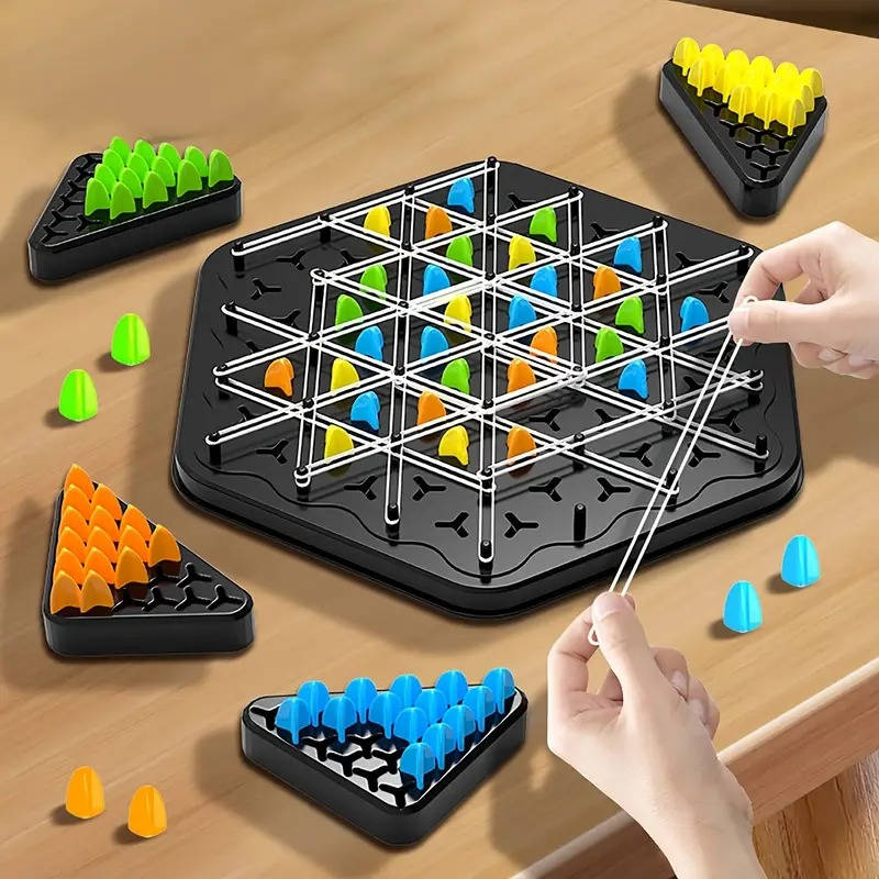 Belro strategy board game for kids and family, educational puzzle game with colorful game pieces and game board.