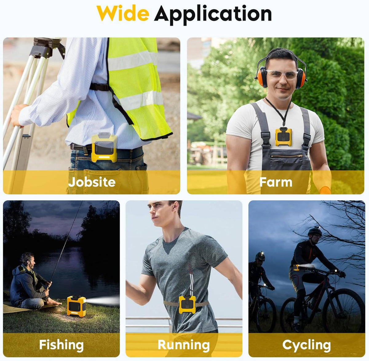 Belro portable handheld mini cooling fan with adjustable settings, designed for outdoor use and convenient for personal cooling.