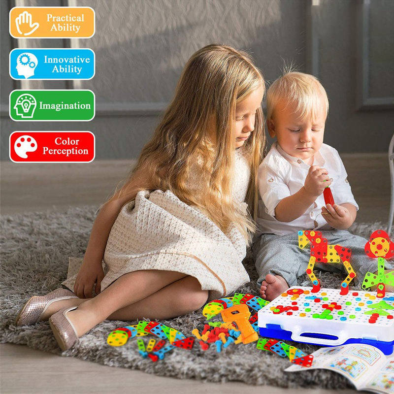 Belro building toys for kids, 237-piece set featuring colorful blocks and construction pieces for creative play.