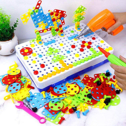 Building toys for kids with 237 pieces from Belro, featuring colorful blocks and parts for creative construction play.