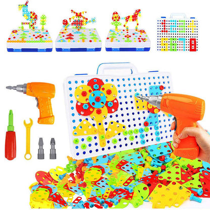 Colorful Belro building toys for kids with 237 pieces, including bricks and connectors for creative construction and play.