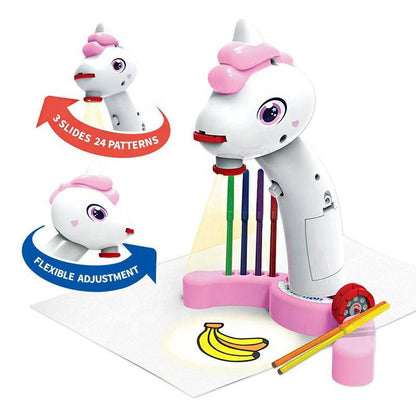 Belro drawing projector for kids, a toy in the Toys & Games category, showing colorful projector device with projection lens.