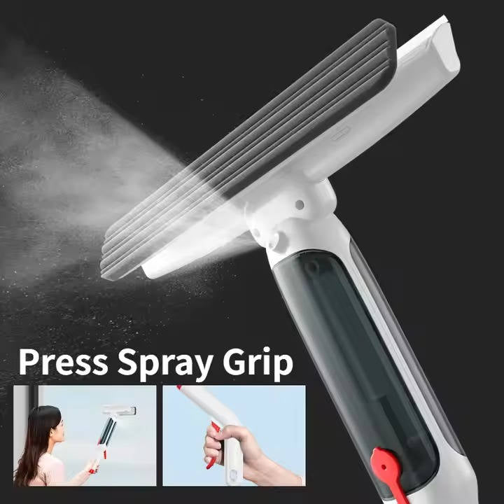 Belro long handle telescopic window cleaner with extendable pole for easy outdoor and indoor glass cleaning.