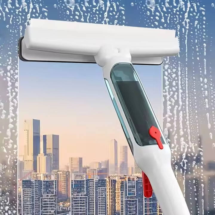 Belro long handle telescopic window cleaner tool with adjustable extension for easy indoor and outdoor window cleaning.