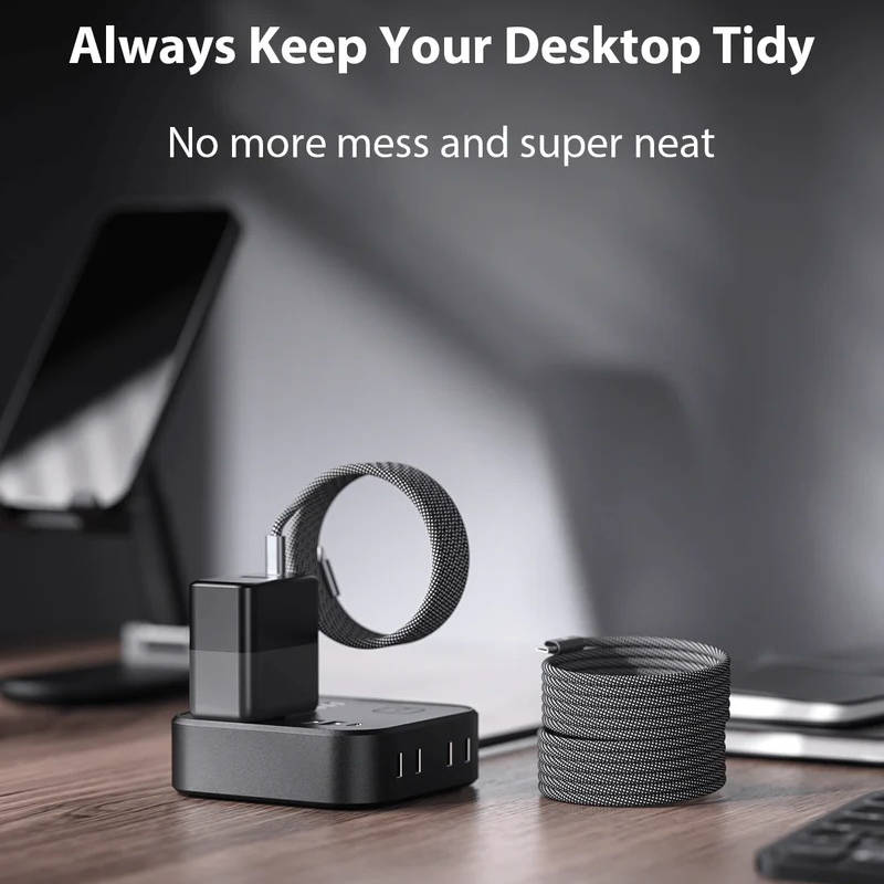 Belro magnetic anti-tangle cable for super-fast charging, featuring a sleek design and magnetic connector for easy use.