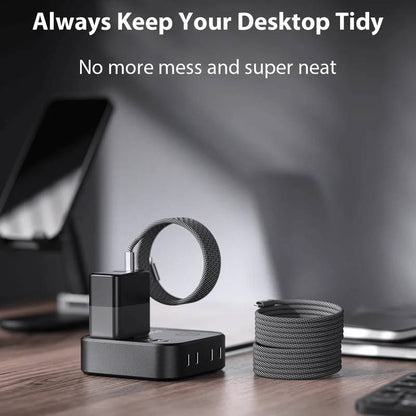 Belro magnetic anti-tangle cable for super-fast charging, featuring a sleek design and magnetic connector for easy use.