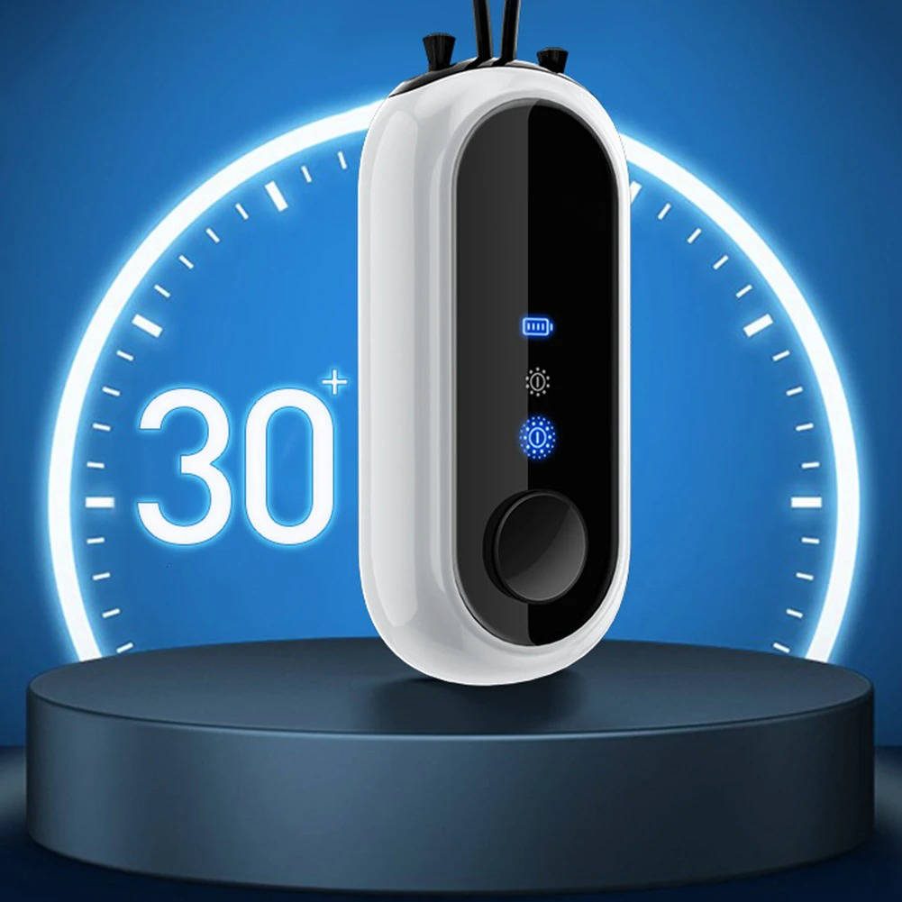 Belro portable air purifier with sleek white design, compact for home use, and equipped with air filter vents.