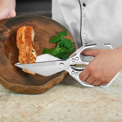 Belro kitchen shears with stainless steel blades and ergonomic handles, ideal for cooking and food preparation.
