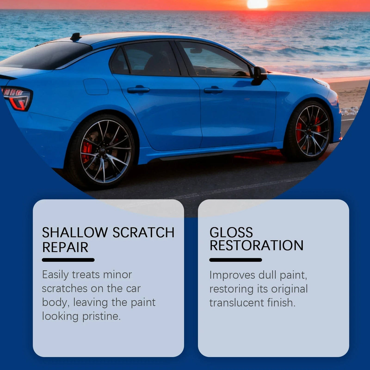 Belro Car Scratch Remover Spray for home and garden, showing the spray bottle with a sleek design and label.